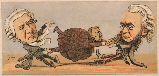 Mr. Hawkins, Q.C. e Dr. Kenealy Q.C., 1874