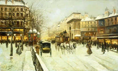 Scena di Strada a Parigi