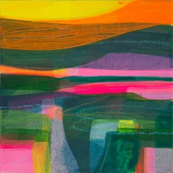 Deep Within the South Downs, 2021 (acrilico su tela)
