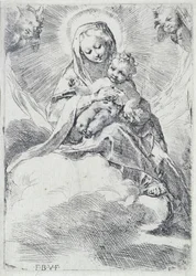 Madonna tra le nuvole