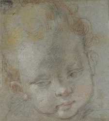 Recto: Testa di un Bambino