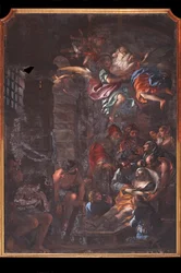 La morte di San Rocco in una cella di prigione ad Arona