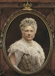 Ritratto di Isabella di Borbone, Infanta di Spagna, figlia di Isabella II e sorella di Alfonso XII