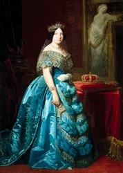 Ritratto di Isabella II Regina di Spagna (Isabella di Borbone)