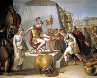 La continenza di Scipione, XIX secolo (olio su tela)