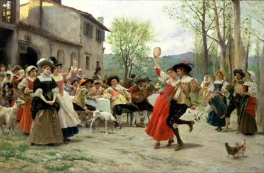 Sete e rasi al ballo di nozze