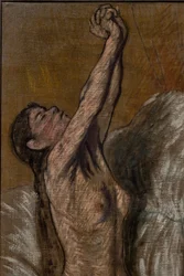 Ragazza nuda, dettaglio