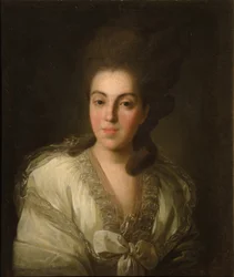 Ritratto della Contessa Anna Alexandrovna Golitsyna 1739-1816, nata Baronessa Stroganova, 1777