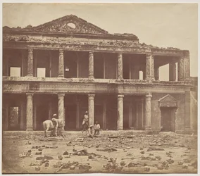 Interno del Secundra Bagh dopo il massacro di 2.000 ribelli da parte del 93° Highlanders e del 4° Reggimento Punjab
