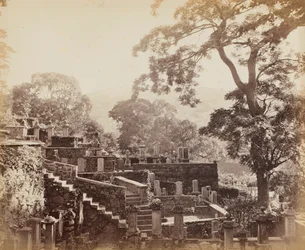Cimitero del tempio giapponese, Shuntoji, Nagasaki, c. 1867