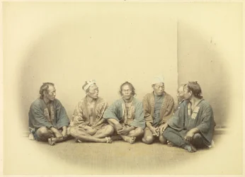 [Un gruppo di lavoratori indigenti giapponesi].