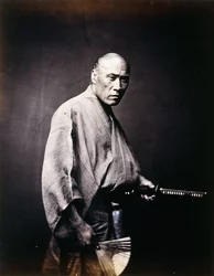 Un samurai giapponese, c.1864-1866