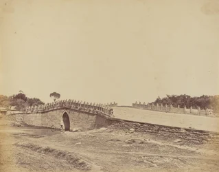 Ponte di Palichian Vicino a Pechino, la Scena della Lotta con le Truppe Imperiali Cinesi, 21 Settembre 1860