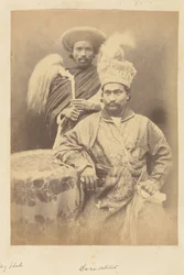 [Doresetoter, figlio di Umjud Ally Shah, e il suo servitore].