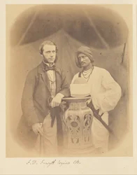 F.D. Forsyth, Esquire, C.B., e Servitore Indiano