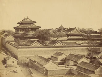 Prima veduta di Pechino ripresa dalla porta Antin, ottobre 1860