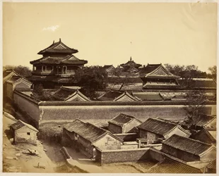 [Prima veduta di Pechino dalla Porta di Anting].