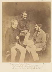 Generale Lord Clyde, Tenente Generale Sir Hope Grant, K.C.B. e Tenente Generale Sir W. Mansfield, K.C.B.