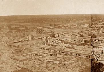 Veduta generale di Husainabad e dintorni