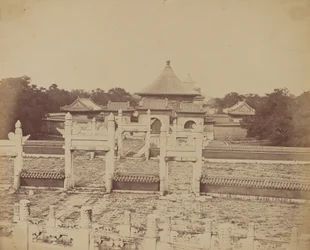 Interno e archi del Tempio del Cielo dove l