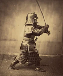 Guerriero giapponese in armatura, 1865-7