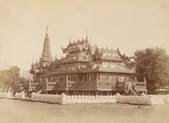 La scuola di Re Thibaw Min ora usata come chiesa