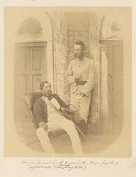 Maggior Generale Sir R. Napier, K.C.B., e Maggiore Greatherd