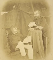 Sir Henry Drury Harness, K.C.B., colonnello comandante, ingegneri reali e colonnello Robert Abercromby