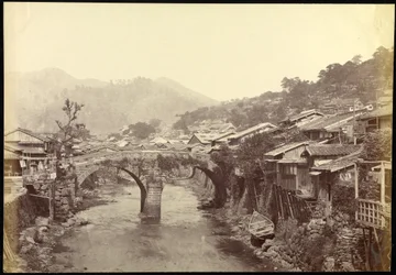 Ponte di pietra a Nagasaki