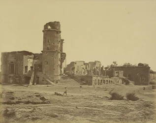 La Residenza, Vista dalla Batteria Redan Mostrando il Tai-Khana