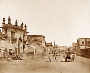 La strada attraverso la quale il generale Sir Henry Havelock entrò nella Residenza, Lucknow
