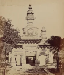 Monumento Tibetano nel Tempio Lama, Pechino, ottobre 1860, 1860