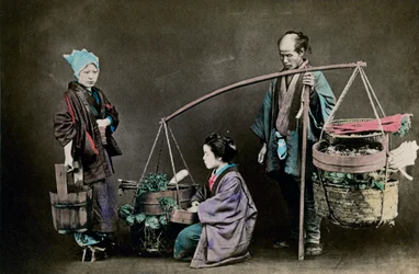 Venditore di Verdure, Giappone, 1882