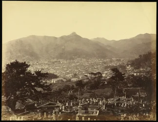 Vista di Nagasaki dalla collina della batteria