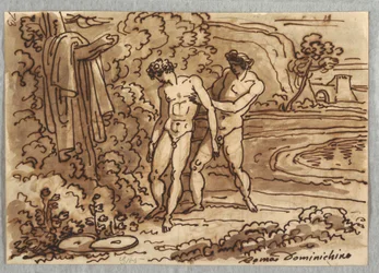 Apollo e Giacinto, dopo Domenichino