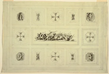 Armadio a soffitto dedicato alla guerra, Palazzo del Quirinale, Roma