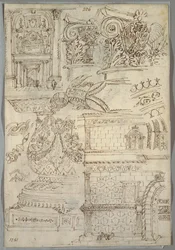 Studio Decorativo; Verso: Studio Anatomico