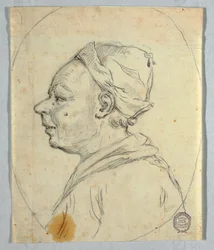 Disegno, Ritratto di uomo, 1820 ca.