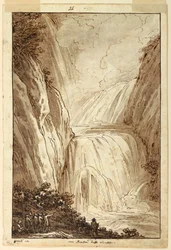 Disegno, Grotta delle Sirene a Tivoli, 1813 ca.