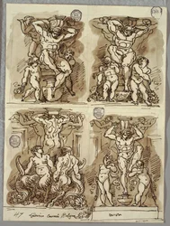 Quattro Erme, Studi dopo i Carracci