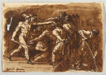 La battaglia di Ostia, dopo Giulio Romano