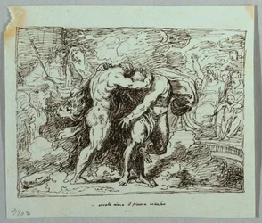 La Lotta tra Ercole e il Dio del Fiume Acheloo
