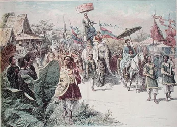 Corteo del Governatore di Hanoi, c.1870-80
