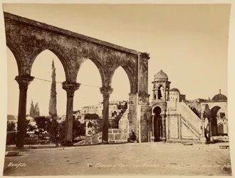Pulpito di Omar o minbar sulla spianata del tempio