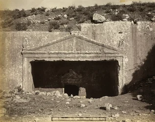 Ingresso alla tomba dei Giudei, a Gerusalemme