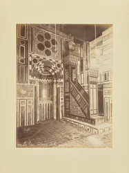 Il Cairo - Interno della moschea El-Bordei