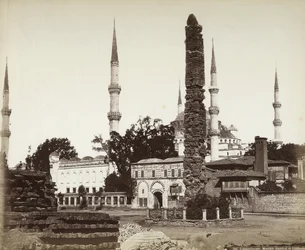 Moschea di Amedieh e Obelisco a Costantinopoli