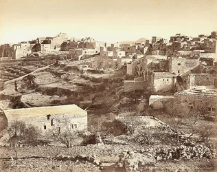 Vista panoramica di Betlemme, Israele