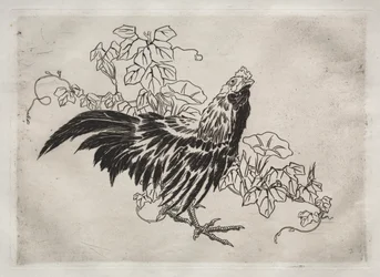 Servizio da tavola Rousseau: Gallo e glorie del mattino n. 25, 1866