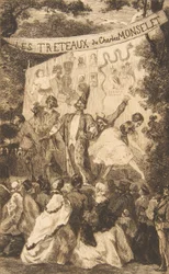 Frontespizio per Les Tréteaux de Monselet
